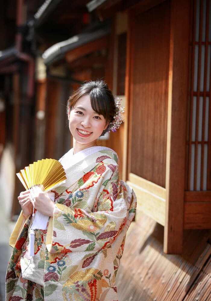 京都の祇園で前撮り撮影