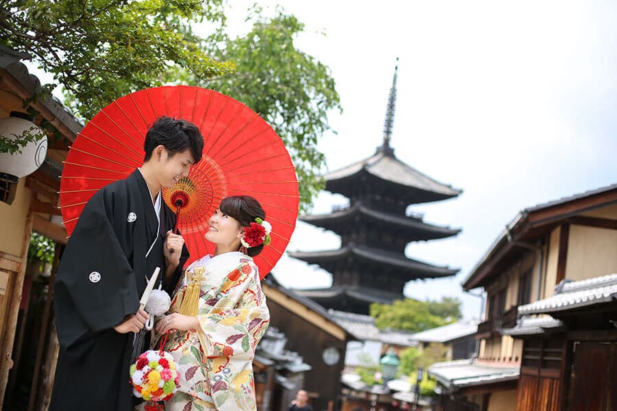 京都で結婚式ロケーション撮影