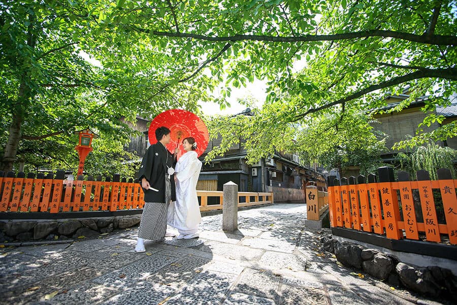 奈良で結婚式ロケーション撮影