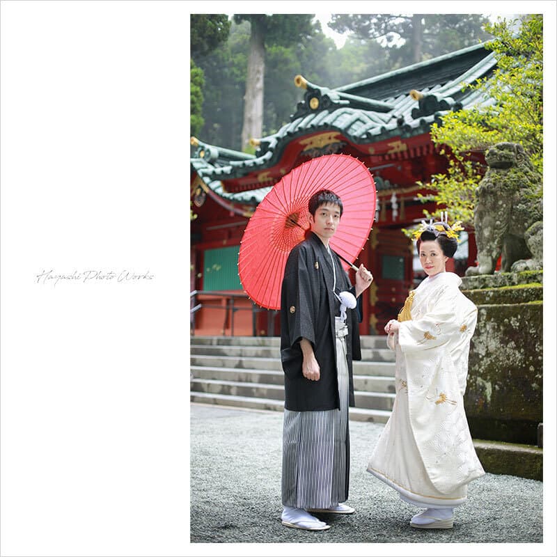 箱根神社の挙式撮影