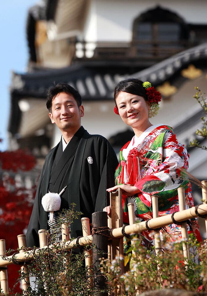 彦根市で前撮りロケーション撮影