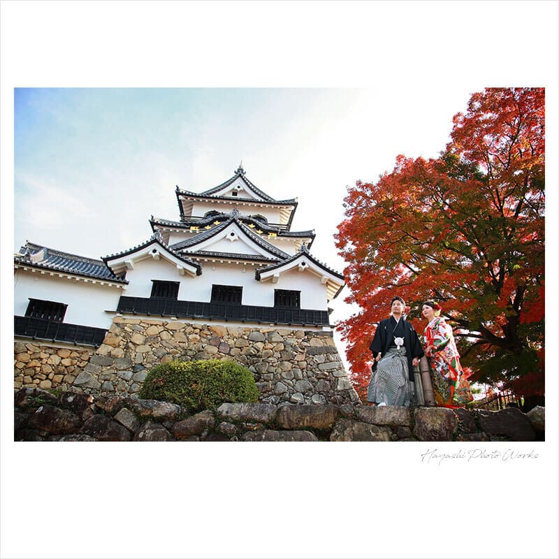 彦根市で地元前撮りロケーション撮影