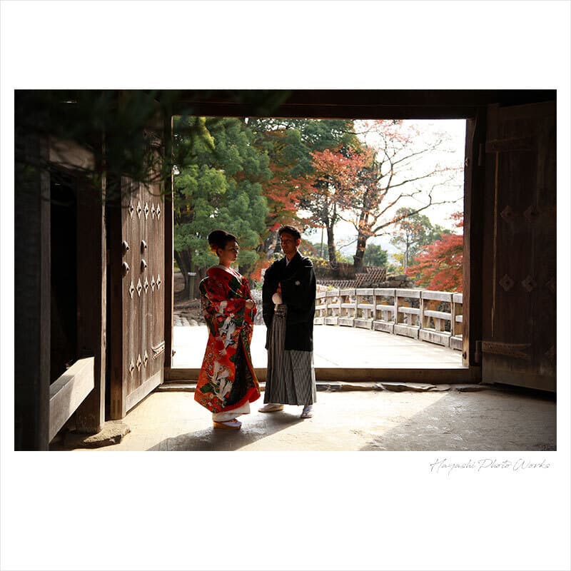 彦根市で地元前撮りロケーション撮影