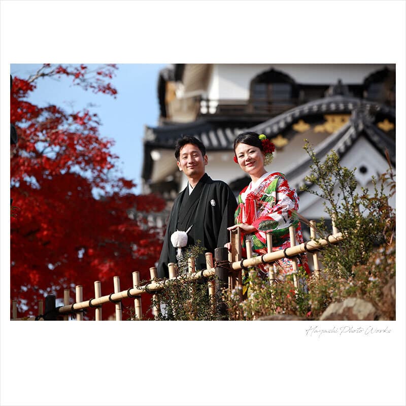 彦根市で地元前撮りロケーション撮影