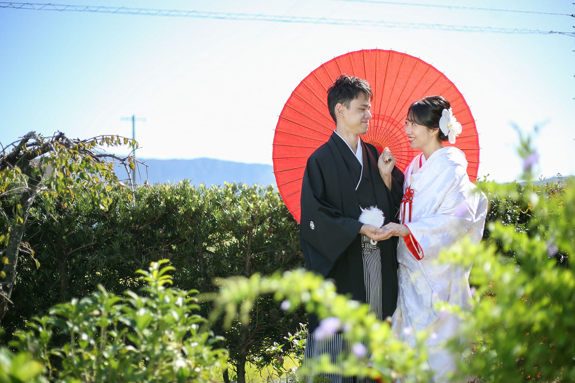 地元で前撮りロケーション撮影