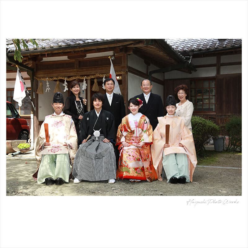 葛城市笛吹神社前撮りロケーション撮影