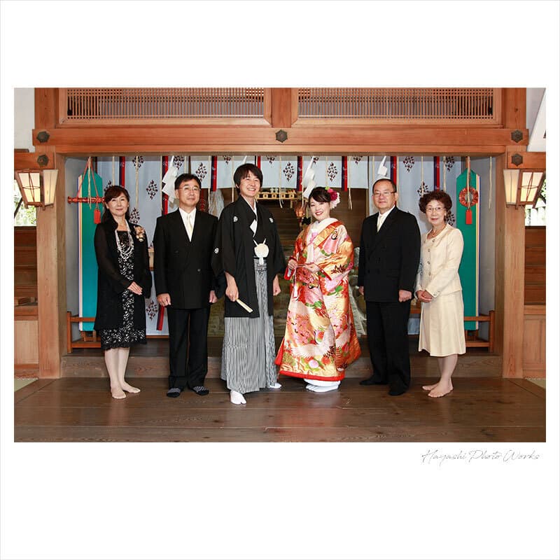 葛城市笛吹神社前撮りロケーション撮影