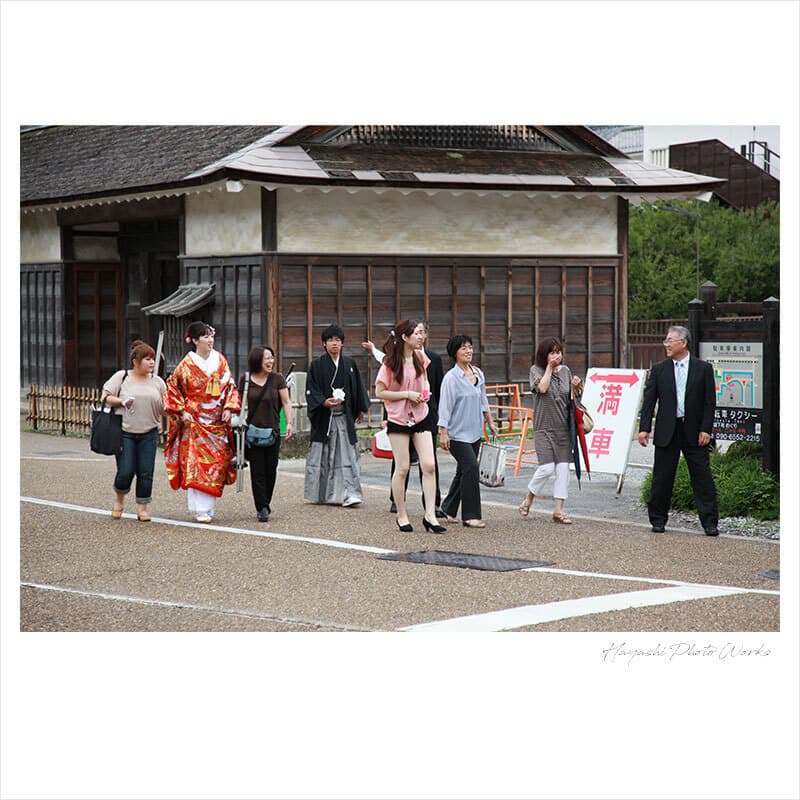 彦根市で前撮りロケーション撮影