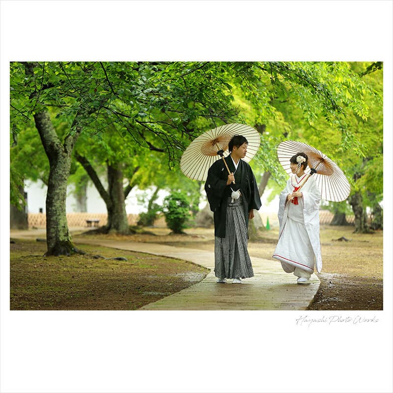 彦根城前撮りロケーション撮影