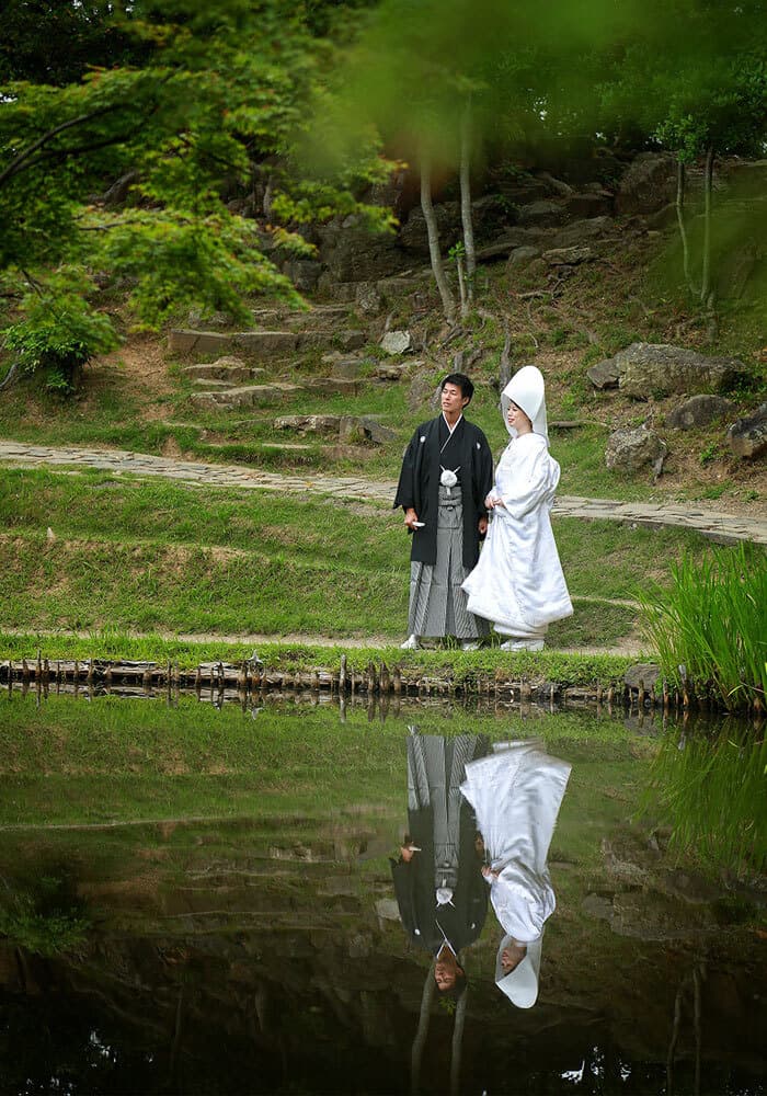 彦根城前撮りロケーション撮影