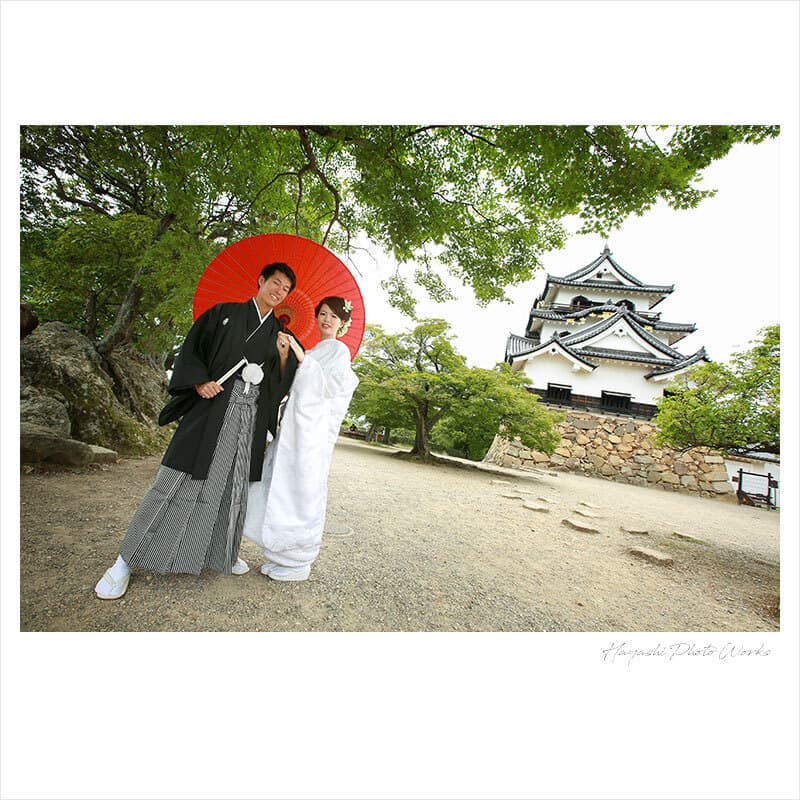 彦根城前撮りロケーション撮影