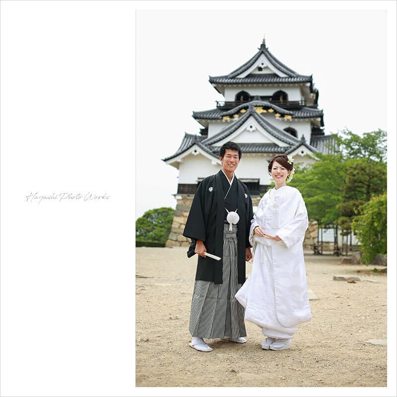彦根城前撮りロケーション撮影