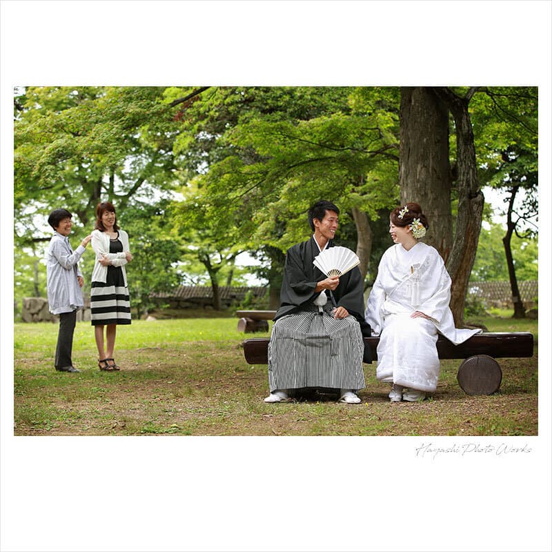 彦根城前撮りロケーション撮影