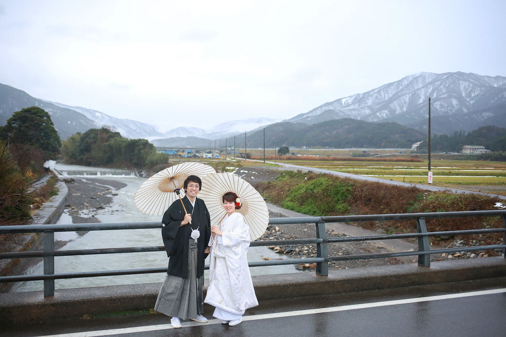 福井県美浜町で前撮りロケーション撮影