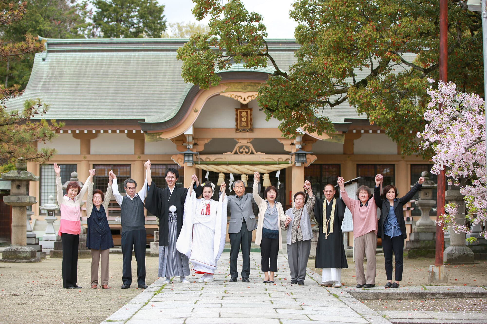 奈良県斑鳩町で地元前撮りロケーション撮影