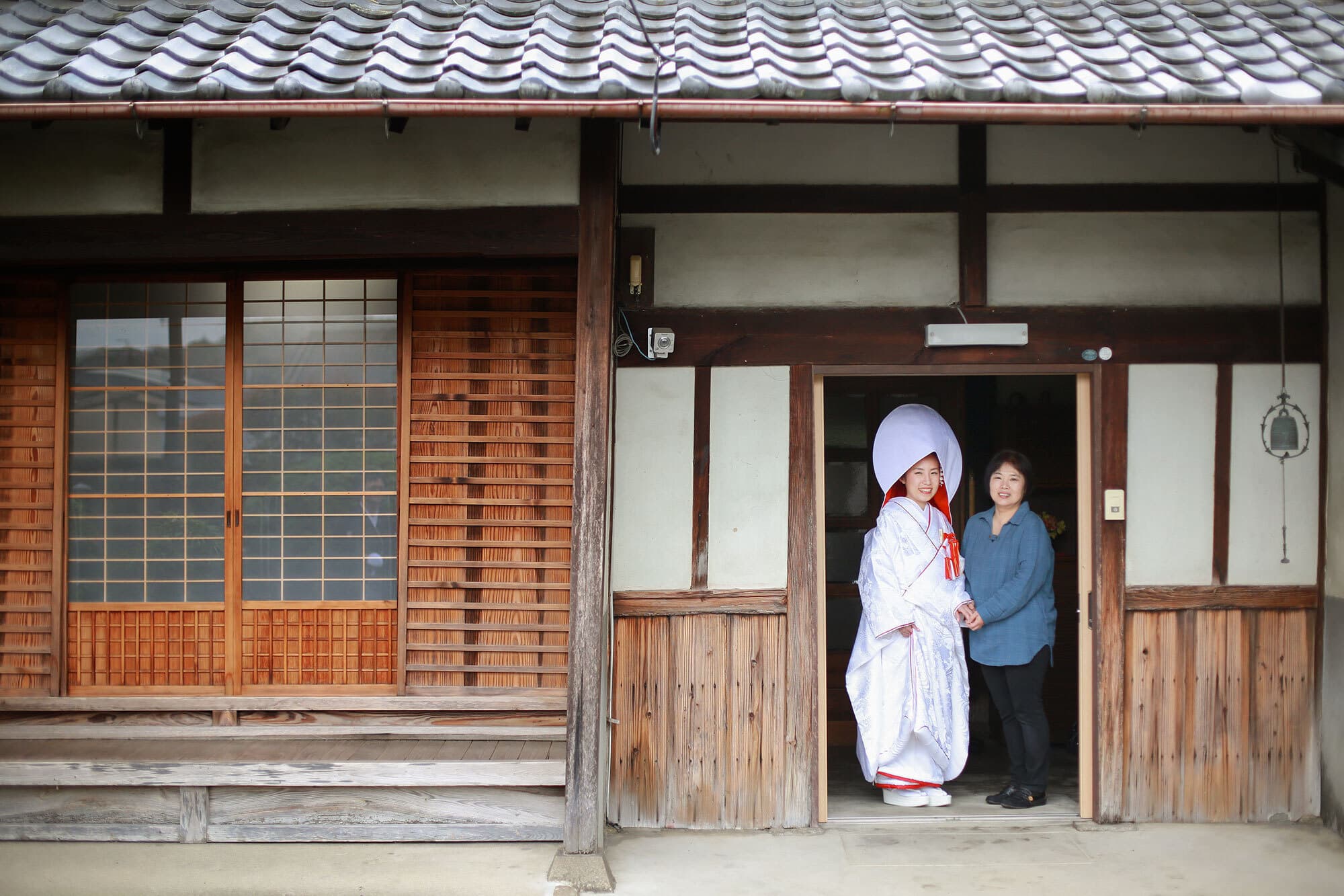 奈良県斑鳩町で地元前撮りロケーション撮影
