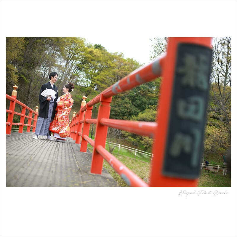 奈良県斑鳩町で地元前撮りロケーション撮影