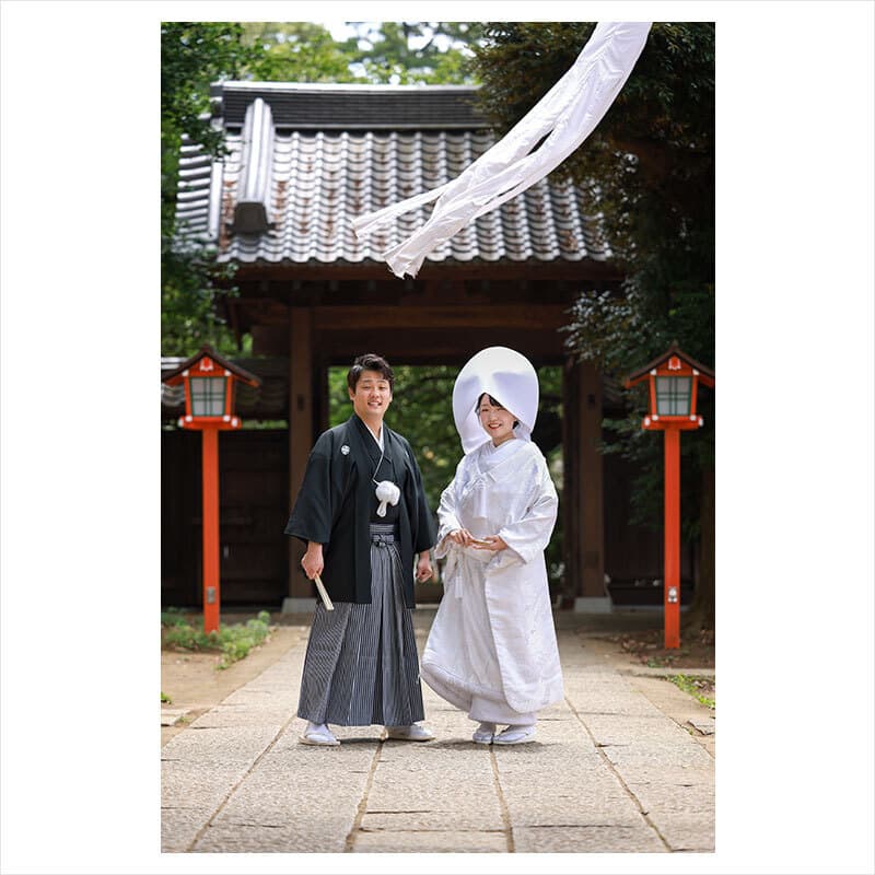 東京都世田谷区で前撮りロケーション撮影