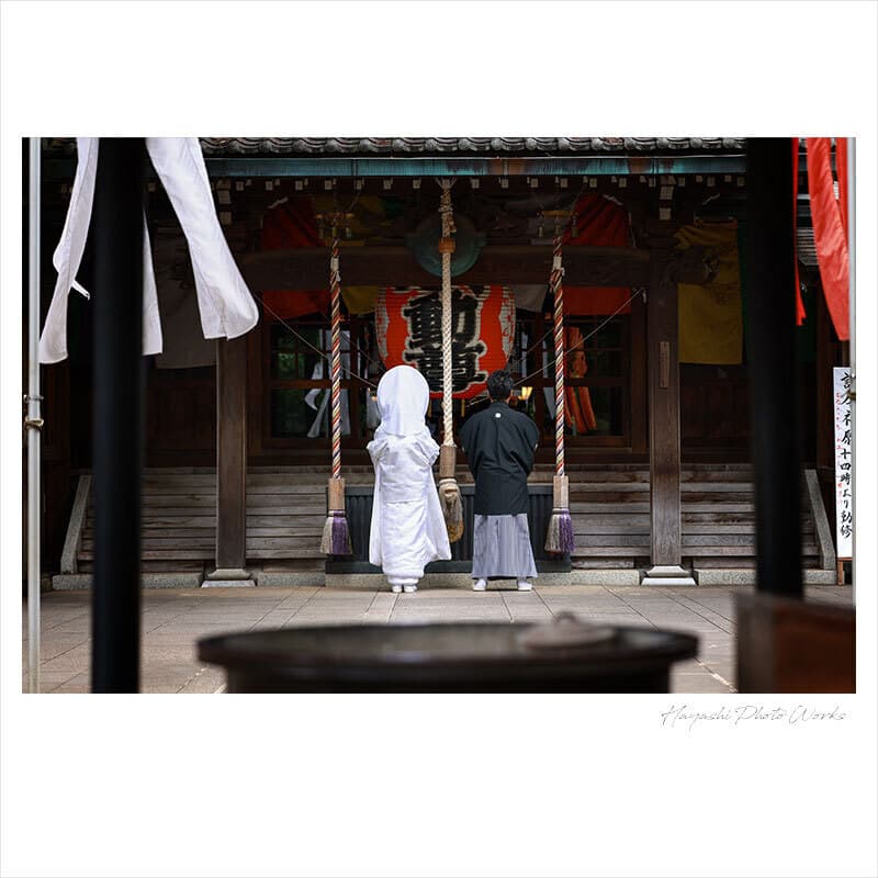 東京都世田谷区で前撮りロケーション撮影