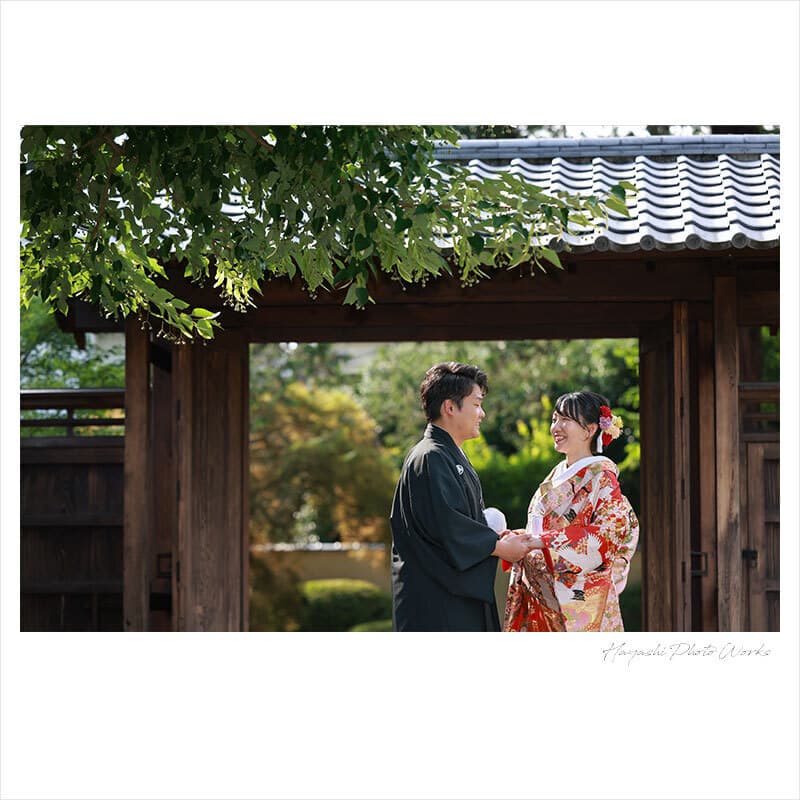 東京都世田谷区で前撮りロケーション撮影